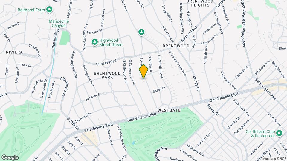 209 S Anita Ave Map and Location Details