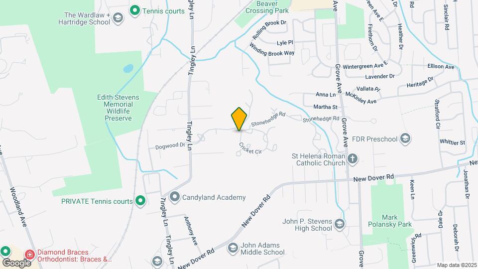 1801 Timber Oaks Rd Map and Location Details