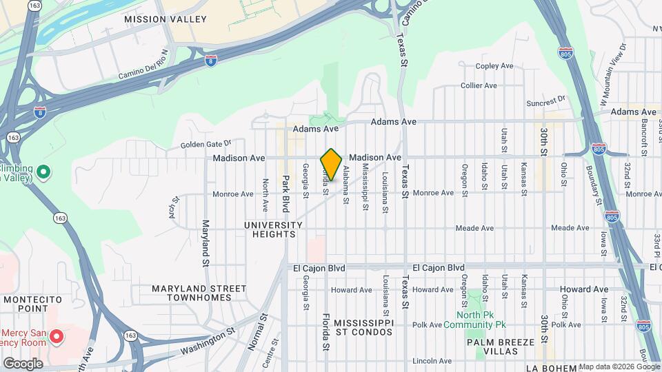 4515 Florida St Map and Location Details