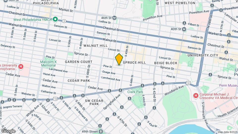 4519-4525 Pine St Mapa y Detalles de la Ubicación