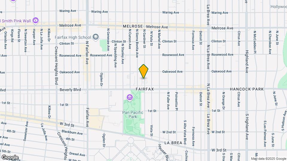337 1/2 N Gardner St Map and Location Details