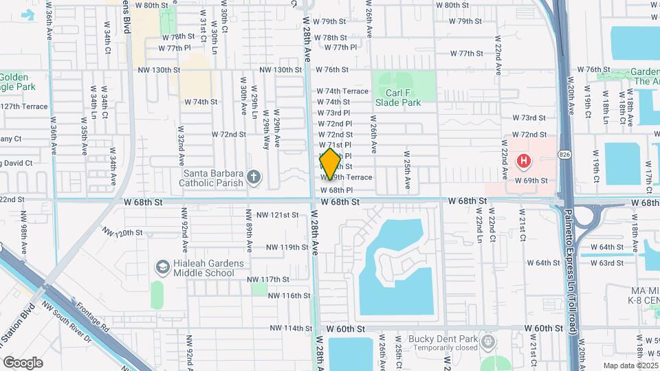 2753 W 68th Pl Map and Location Details