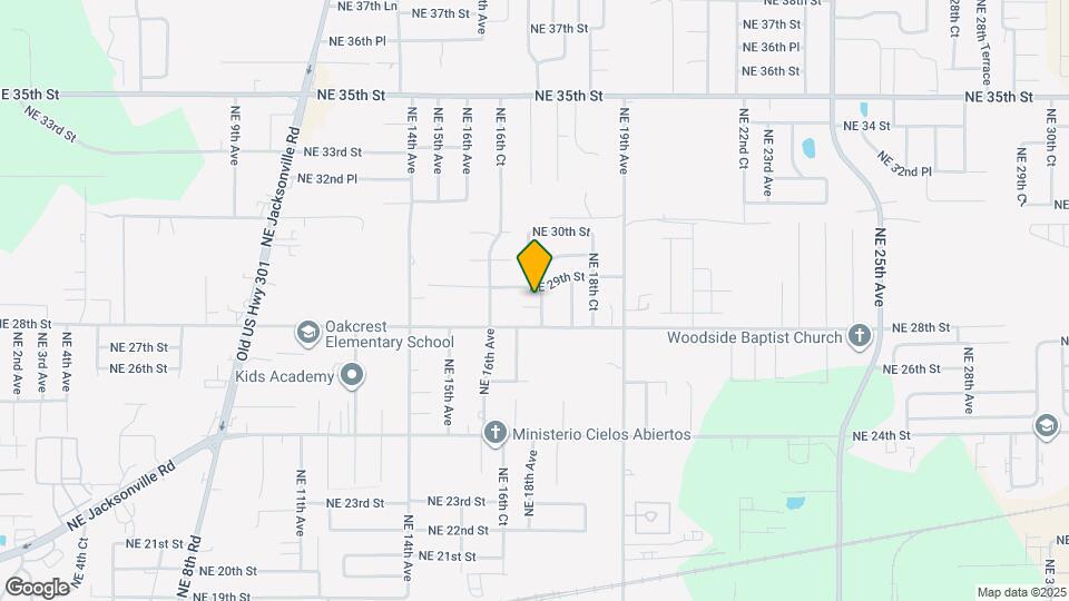 1717 NE 28th Pl Map and Location Details