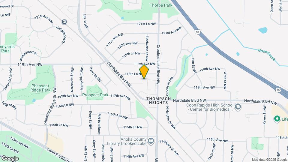 2883 117th Ln NW Map and Location Details