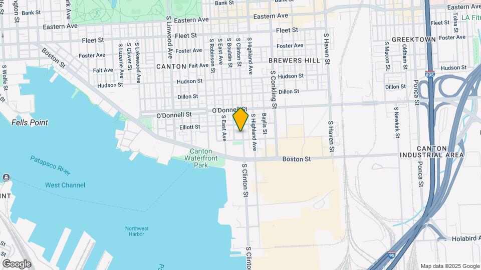 1218 S Clinton St Map and Location Details