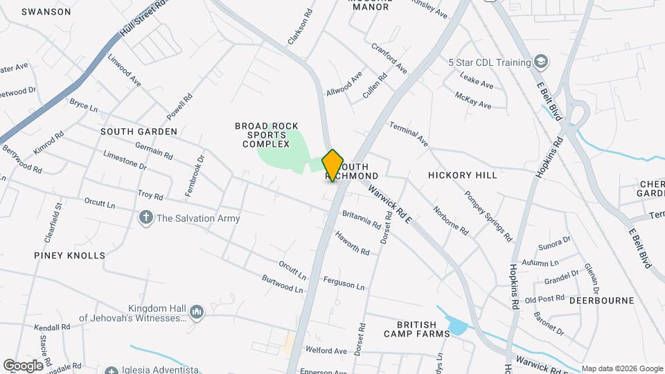 4801 Old Warwick Rd, Unit #3 Map and Location Details