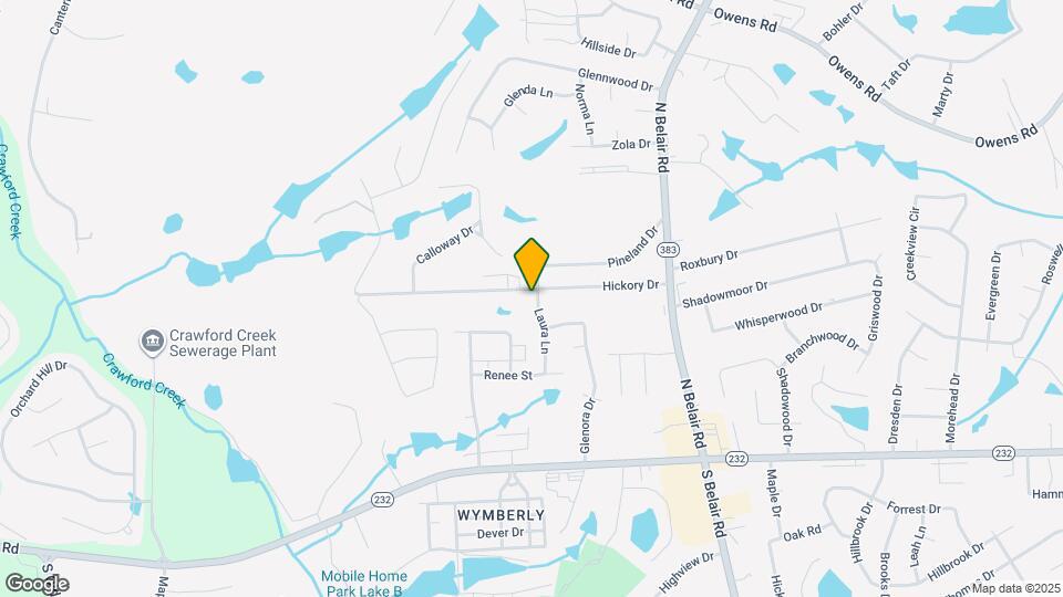 4580 Hickory Dr Map and Location Details