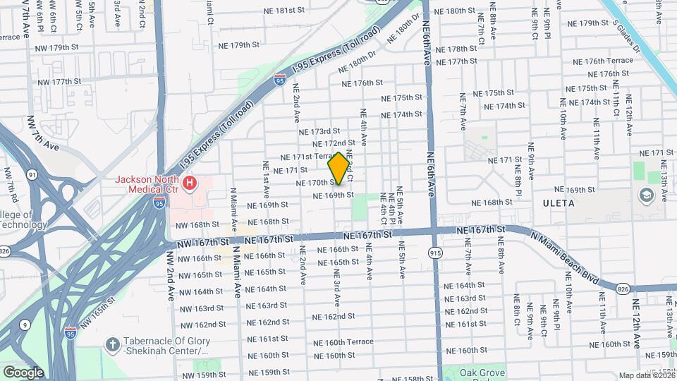 313 NE 169th St Map and Location Details