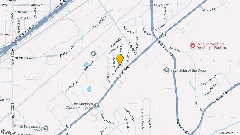 25170 Treadwell Ave Map and Location Details