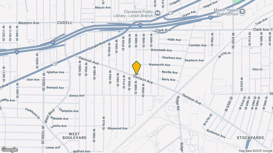 8706 Denison Ave, Unit Apt.2 Map and Location Details