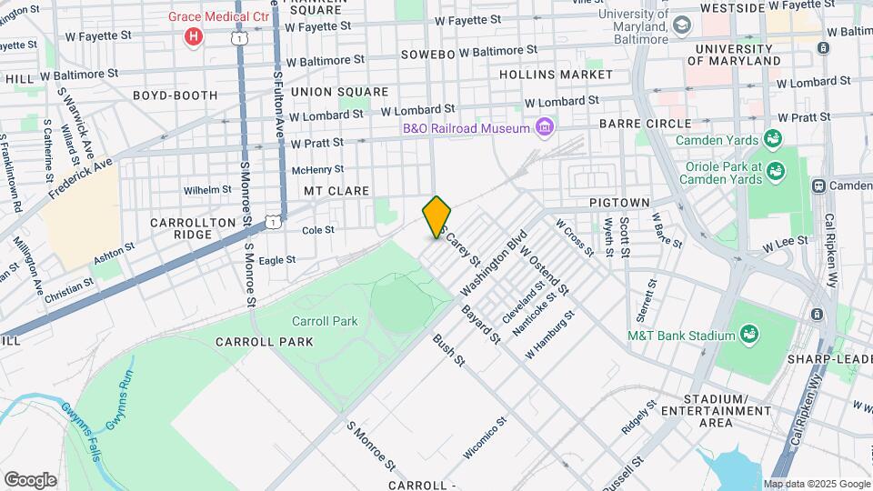 1317 Herkimer St Map and Location Details