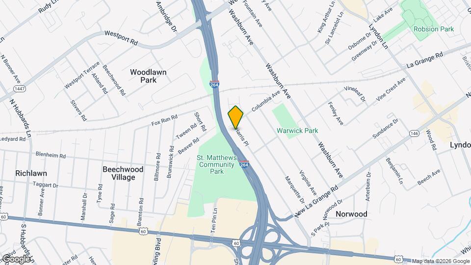 626 Harris Pl Map and Location Details