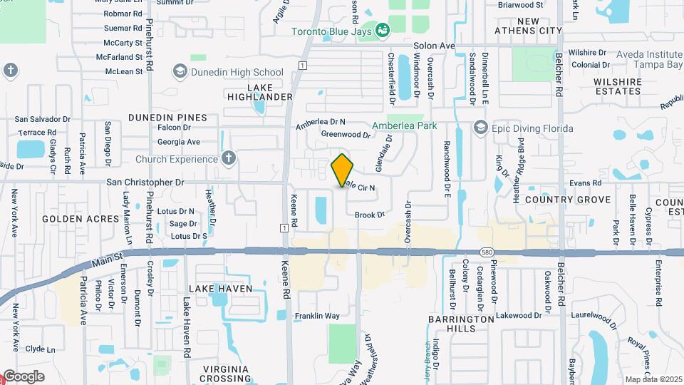 1170 Brook Dr W Map and Location Details