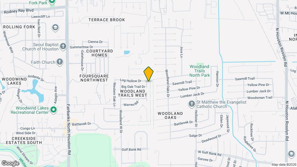 8007 Big Oak Trail Dr Map and Location Details