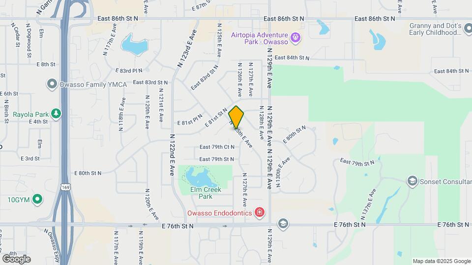 7922 N 125th E Ave Mapa y Detalles de la Ubicación