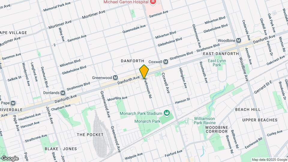 210 Parkmount Rd Map and Location Details