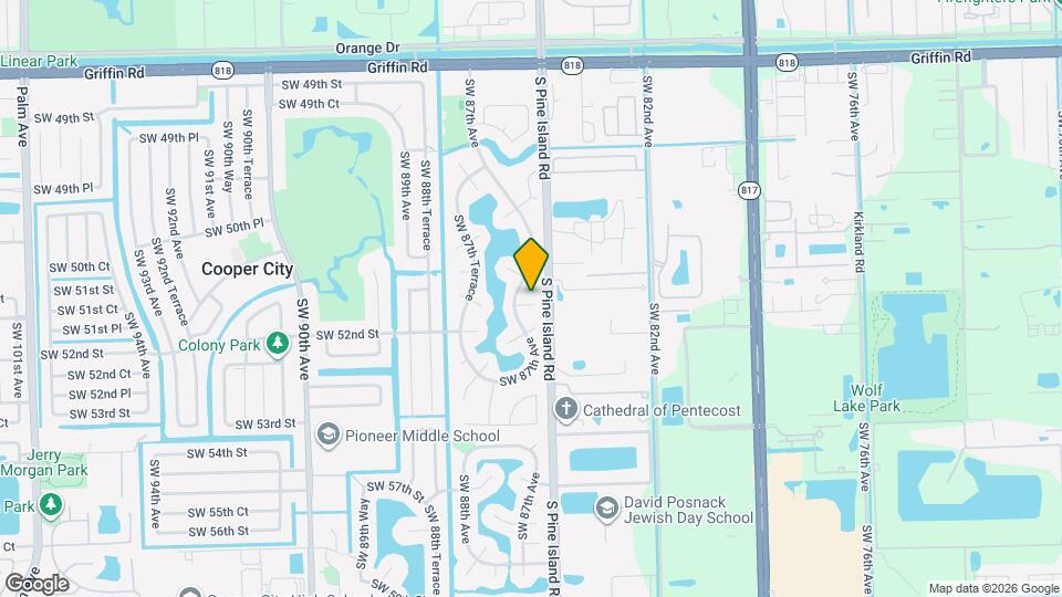 8695 SW 51st Pl Map and Location Details