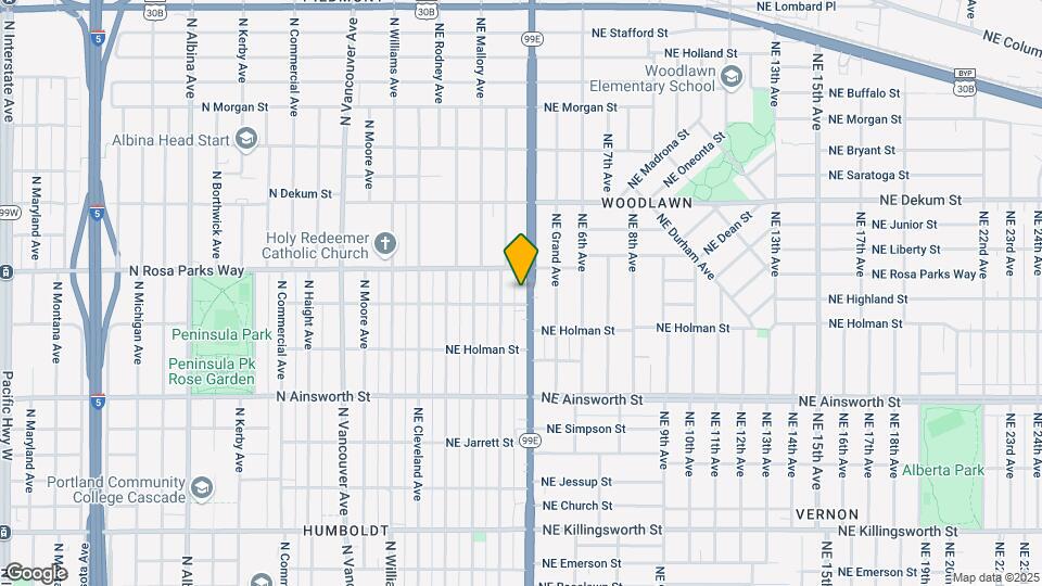 6431-6445 NE Martin Luther King Blvd Mapa y Detalles de la Ubicación
