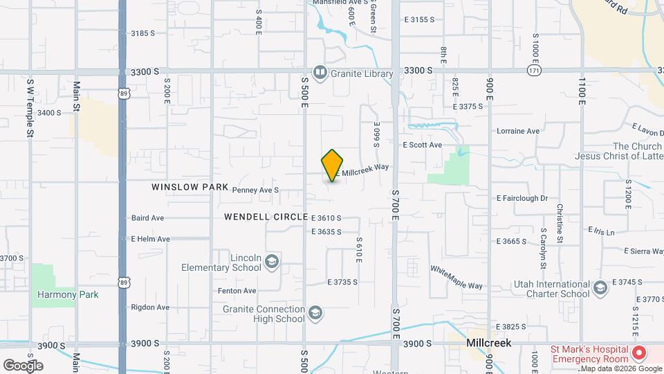 3533 S Croft Cv Map and Location Details