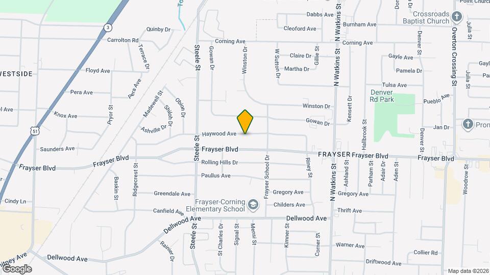 1587 Haywood Ave Map and Location Details