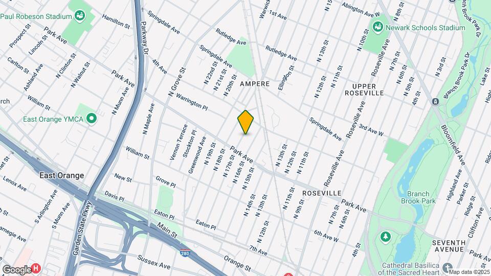 174 N 17th St Map and Location Details