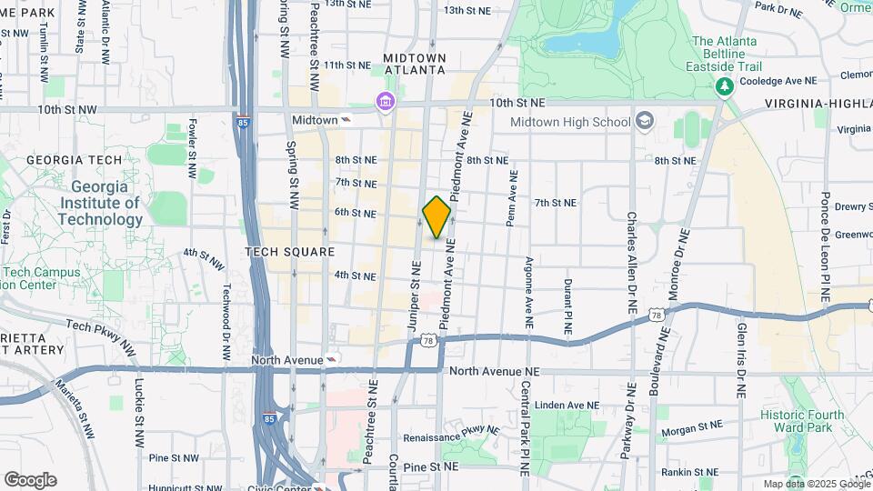 802 Piedmont Ave NE Map and Location Details
