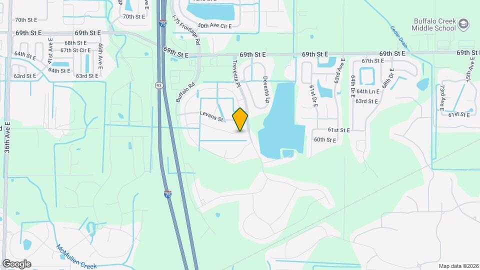 5505 Olano St Map and Location Details