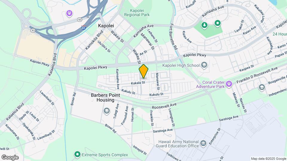 1020 Kakala St Map and Location Details