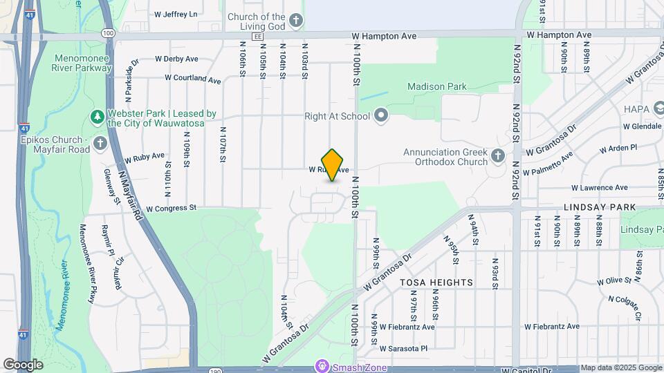 10112 W Sharon Ln Map and Location Details