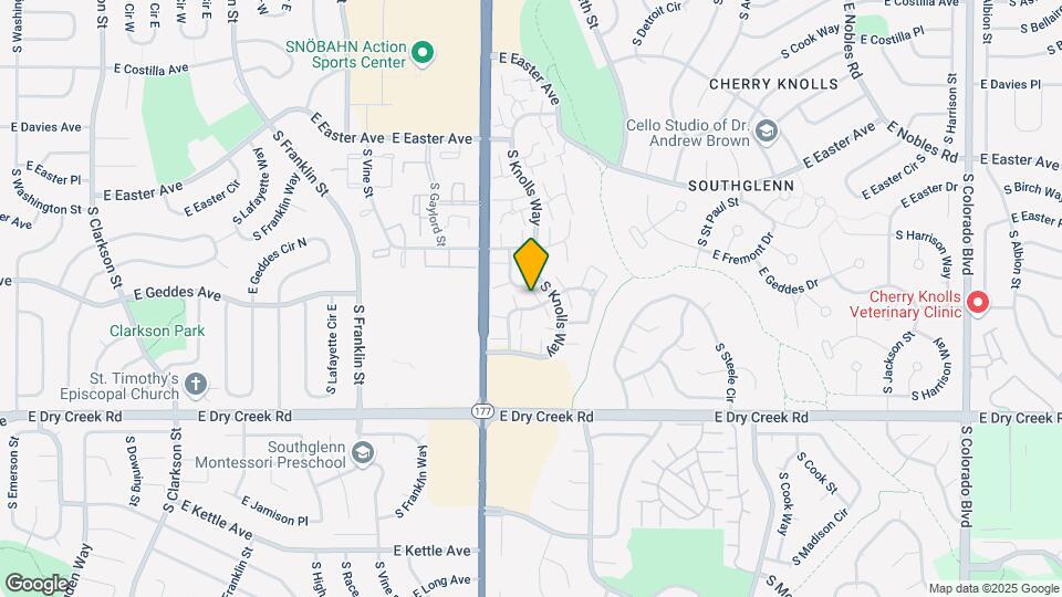 2559 E Geddes Pl Map and Location Details