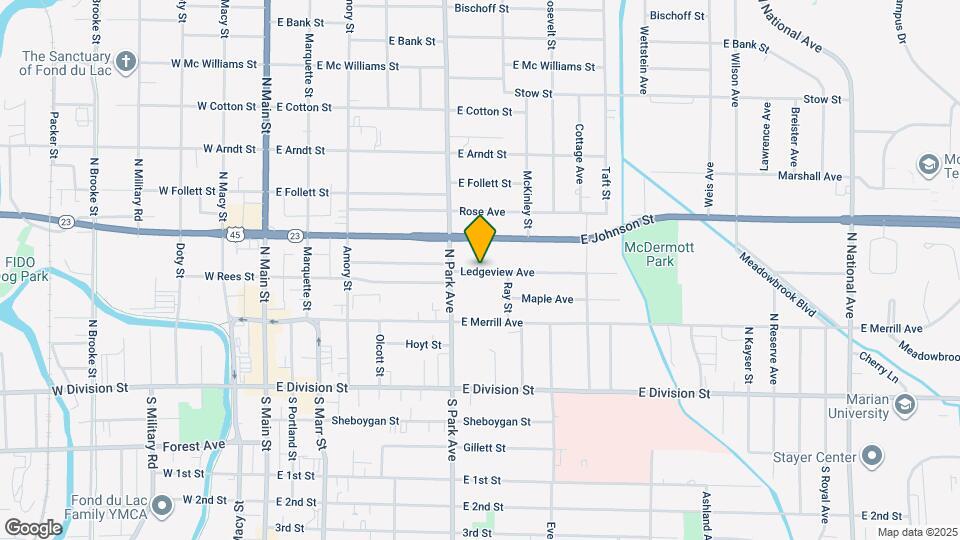237 Ledgeview Ave Map and Location Details