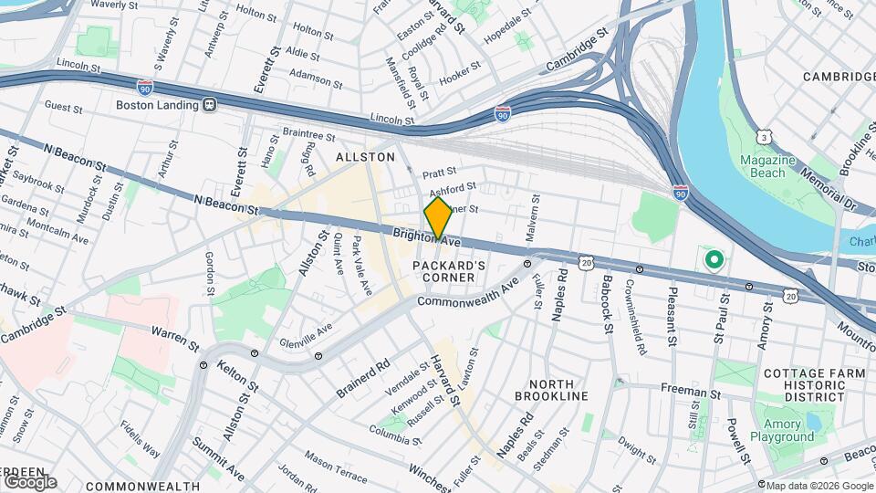 7 Reedsdale St, Unit 2 Mapa y Detalles de la Ubicación