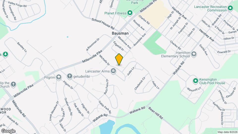 Lancaster Arms Apartments Map and Location Details