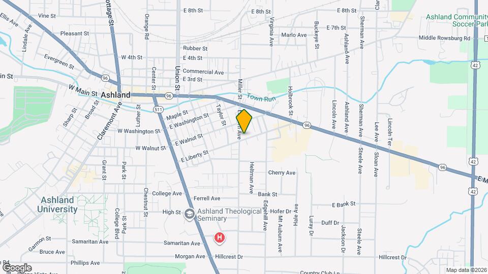 406 E Liberty St Map and Location Details