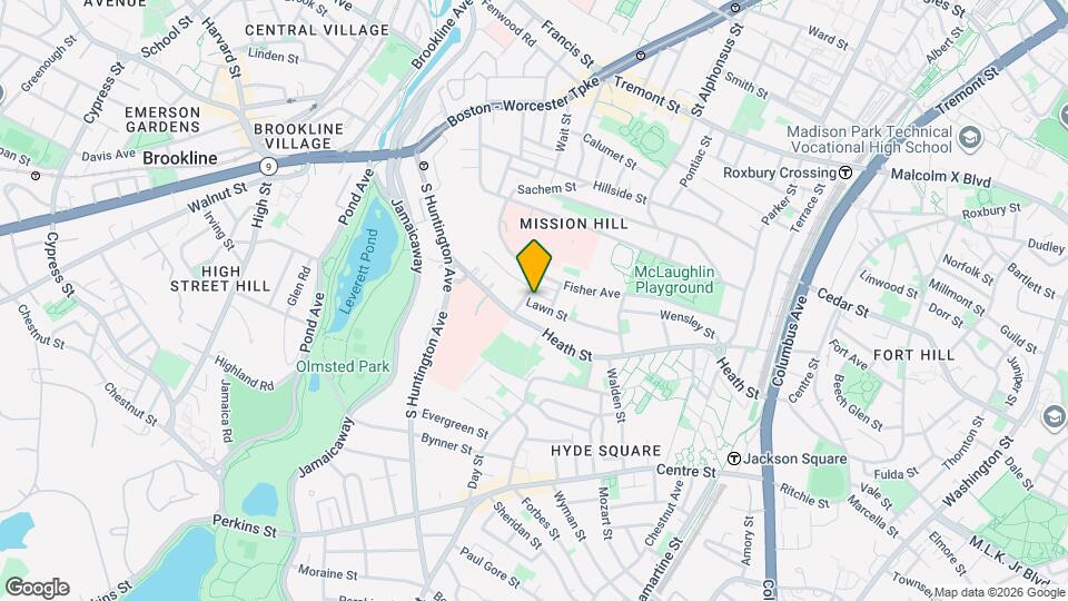 89 Lawn St Map and Location Details