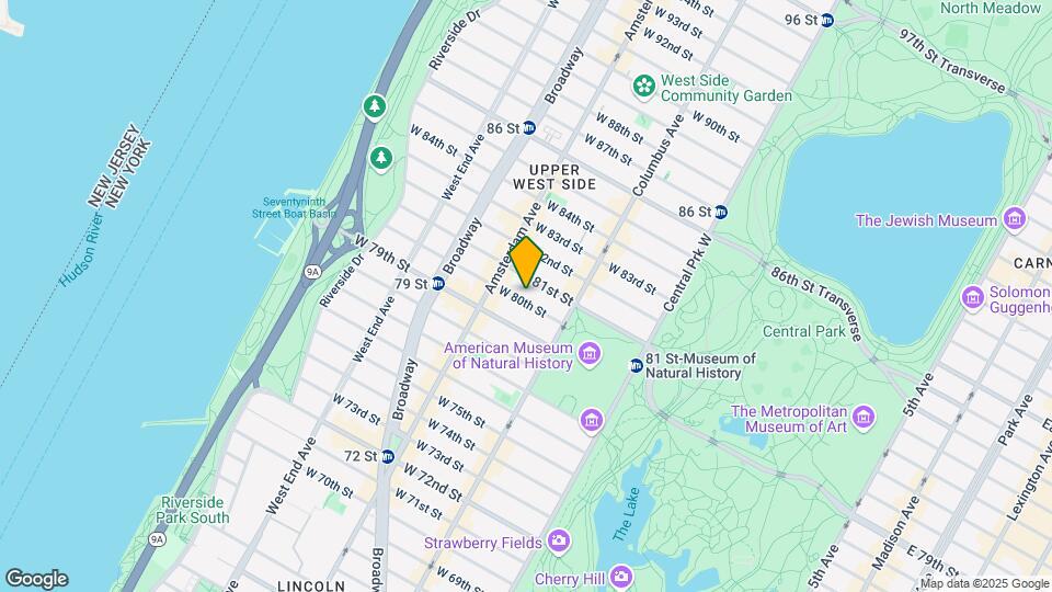 151 West 80th Street (j9) Mapa y Detalles de la Ubicación