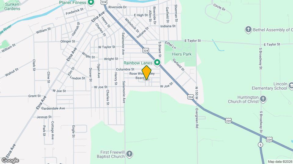 1335 Glenwood Alley Map and Location Details