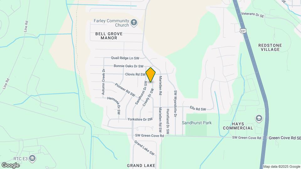 13908 Creely Dr SW Map and Location Details