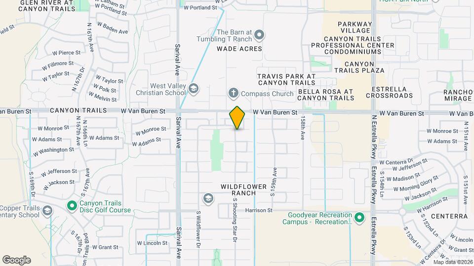 16083 W Monroe St Mapa y Detalles de la Ubicación