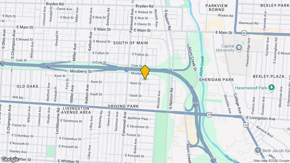 1768 Kent St Map and Location Details