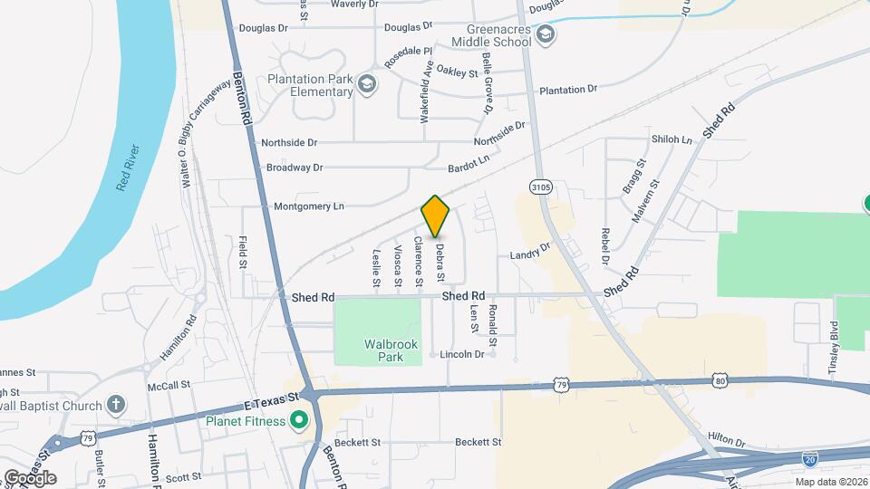 1525 Debra St Map and Location Details