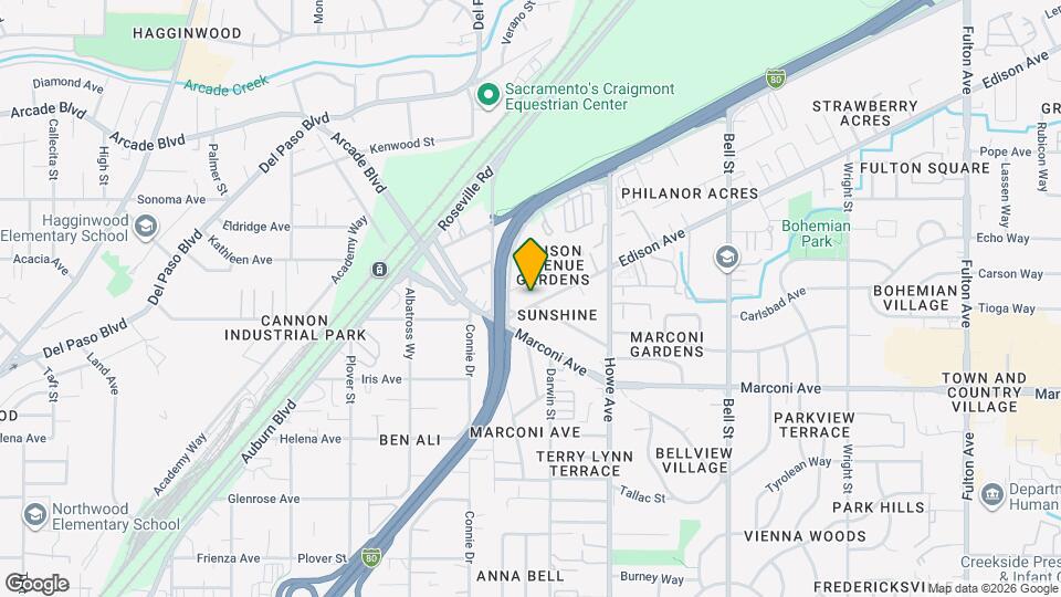 2013 Edison Ave Map and Location Details