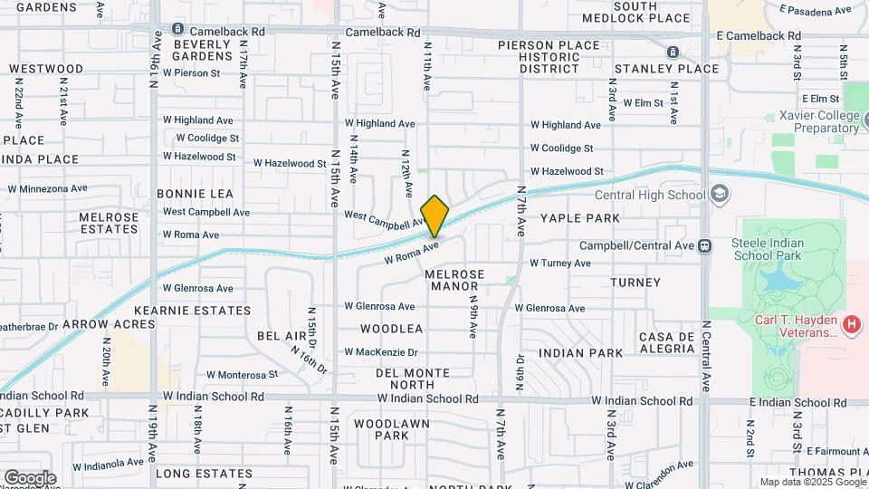 936 W Roma Ave Map and Location Details