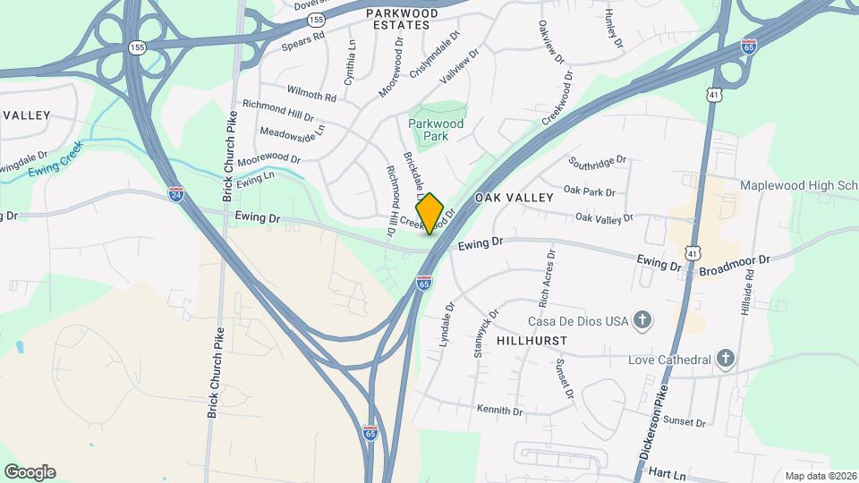 4960 Trail Ridge Ct Map and Location Details