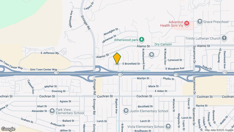 2669 N Broadmoor Ave Map and Location Details