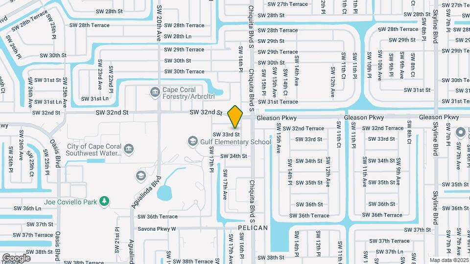 1621 SW 33rd St-Unit -Duplex 1621 SW 33rd St Map and Location Details