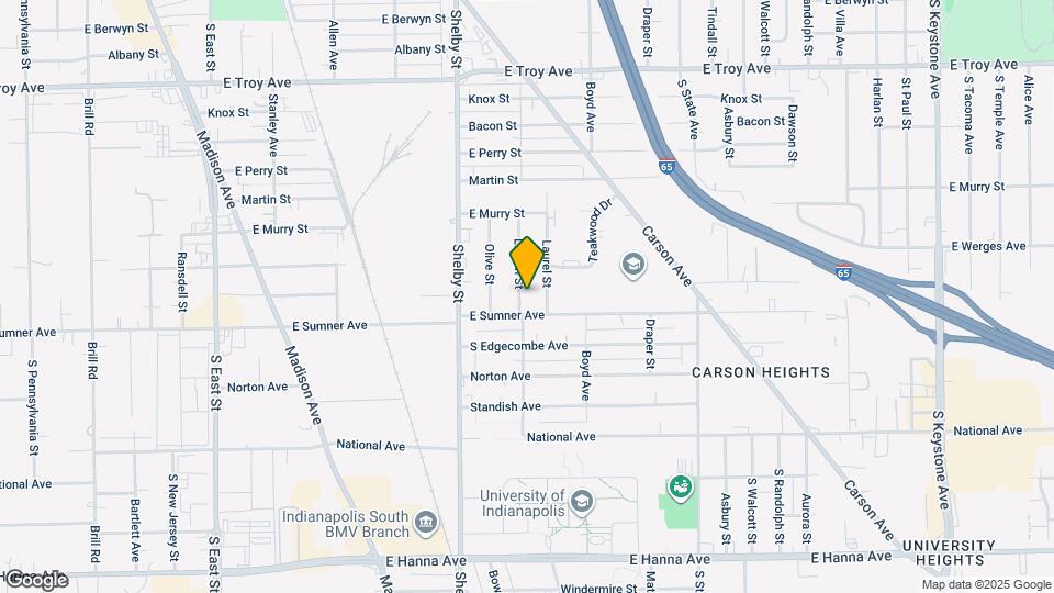 3427 Linden St Map and Location Details