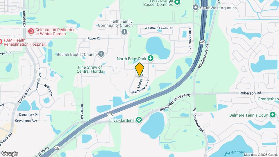 814 Santee Terre Ln Map and Location Details