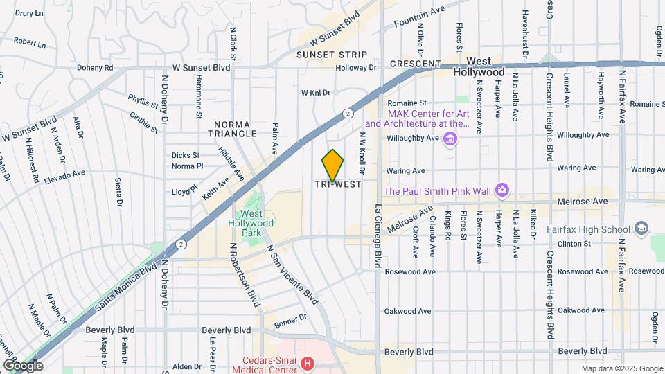 728 Westbourne Dr Mapa y Detalles de la Ubicación