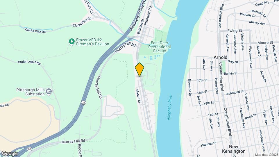 625 Freeport Rd Map and Location Details